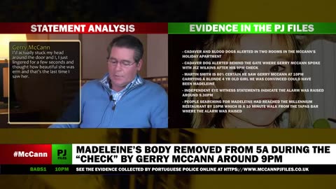 MADELEINE MCCANN'S BODY REMOVED FROM APARTMENT DURING GERRY MCCANN'S 9PM "CHECK"