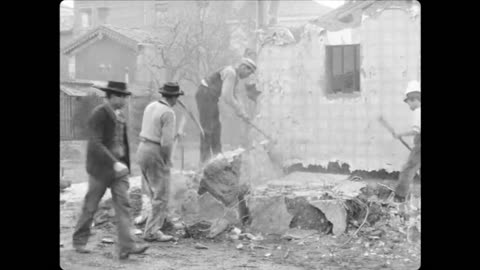 Demolition Of A Wall (1896 Film) -- Directed By Louis Lumière -- Full Movie