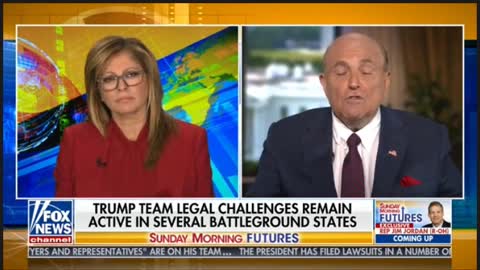 Rudy Giuliani On Maria Bartiromo "Sunday Morning Futures"