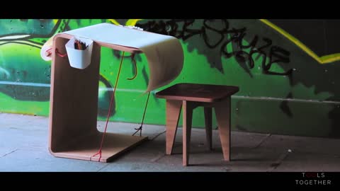 DIY Tutorial ➤Easy to build FURNITURE for kids. | How to bend Plywood!