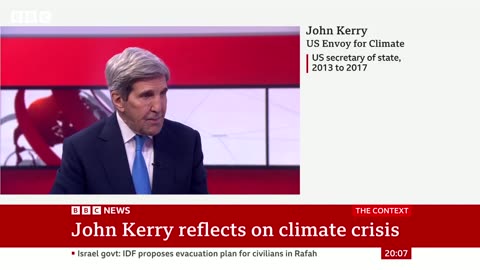 US climate envoy John Kerry on how climate will impact 2024 elections | BBC News