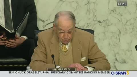 Chuck Grassley DESTROYS The Left For Hypocrisy On Supporting Police