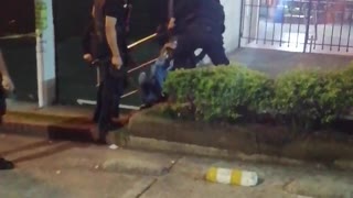 Video: Encapuchados propinan golpiza con palos y machete a habitantes de calle en Floridablanca