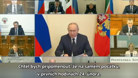 Vladimir Putin ve fenomenálním projevu o Totální válce Západu proti Rusku - 16.3. 2022