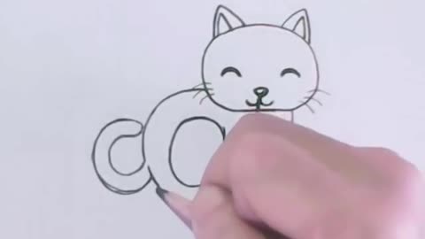 How to draw CAT -- SO SIMPLE