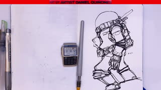 VOL.1 Time-Lapse Pencil & Pen Drawings | art by - Artist Daniel Quinones