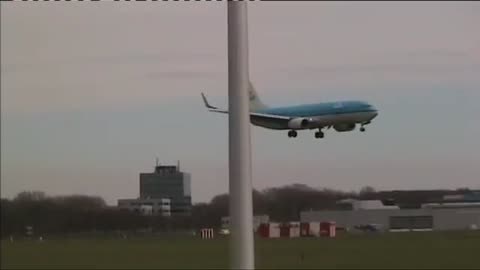 KLM planes At Amsterdam
