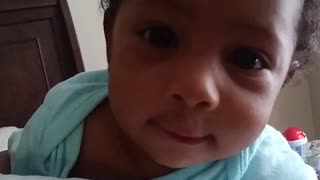 Adorable Baby Says Wassup