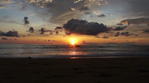 Great view of sunset from Kerala coastal area