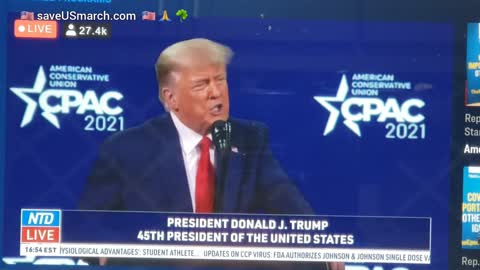 President Trump speech at CPAC Conservative Political Action Conference 2021 Orlando Florida