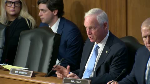 Senator Ron Johnson in Finance Committee Hearing 4.16.24