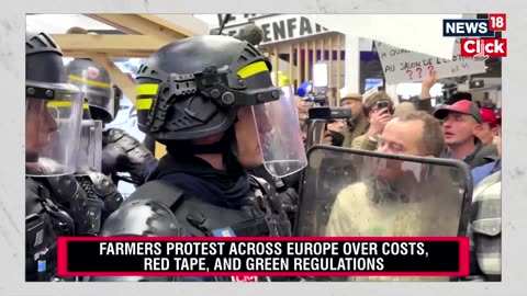 Farmers Protest | Paris | Farmers Clash With Police And Macron At Paris Agricultural Fair