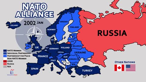 Ekspansja NATO w Europie od roku 1949