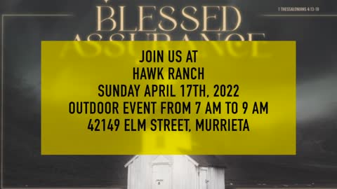 Blessed Assurance - Easter Services 2022