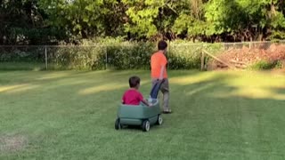 Brothers and Wagon