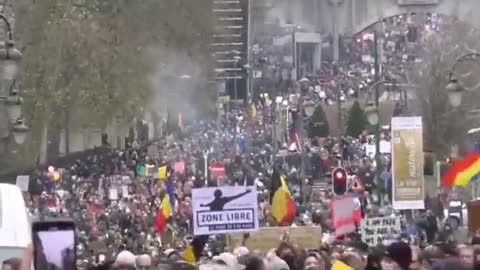 Belgium packed the streets taking part in the worldwide Protest Today