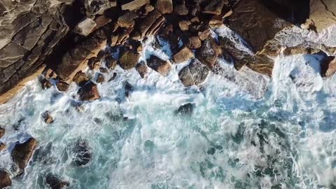 Nature ,waves,ocean,sea,rock