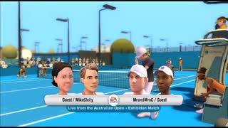 Grand Slam Tennis Online Doubles Match (Recorded on 5/13/13)