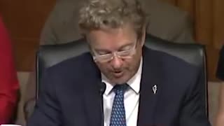 Rand Paul SAVAGES Senate Witness Pushing Mindless Vaccine Talking Points