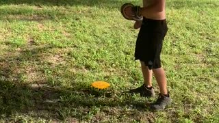 Disk Golfer Rescues Baby Squirrel from Snake