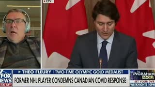 Theo Fleury SLAMS Trudeau on Fox News for having "vaccine derangement syndrome" & disregarding the failing supply chain