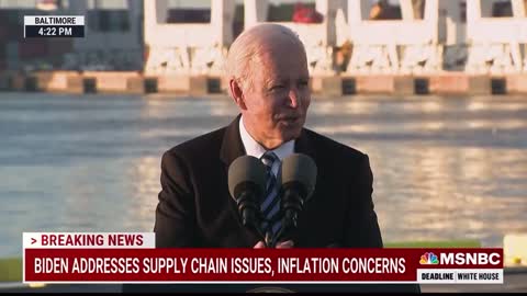 Biden: "Infrastructure week has finally arrived. How many times you hear over the last five years infrastructure week is coming?"