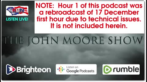 The John Moore Show on Friday, 7 January, 2022