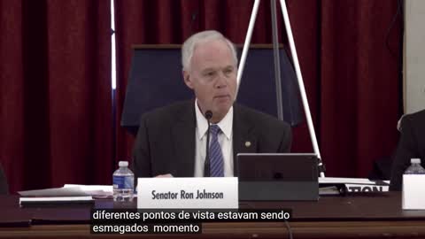 Audiência no senado do EUA - Ron Johnson