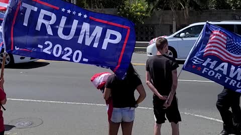 Trump Rally Hawaii Kai