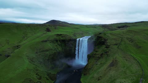 Skogafoss Falls Iceland