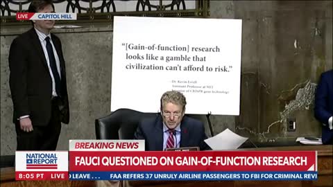 Senator Rand Paul to Dr. Fauci: “You appear to have learned nothing from this pandemic"