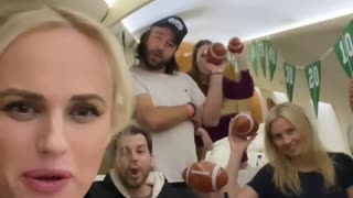 Rebel Wilson goes to the Superbowl