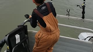 Kid Reels in Catfish Like a Boss