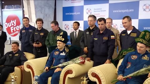Expedition 28 Receives a Warm Welcome in Kazakhstan and Russia