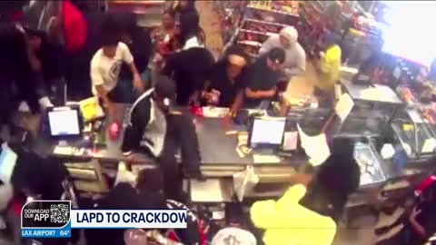 Criminal Flash Mob of Over 100 People Ransacks 7-Eleven Store