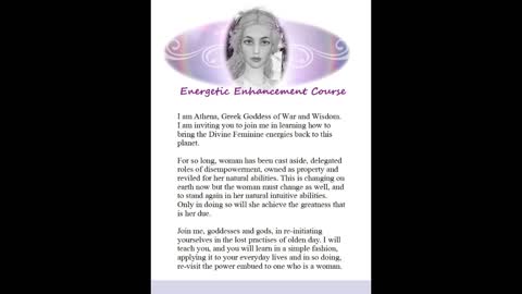 Athena - Energetic Intuitive Course Lesson #27