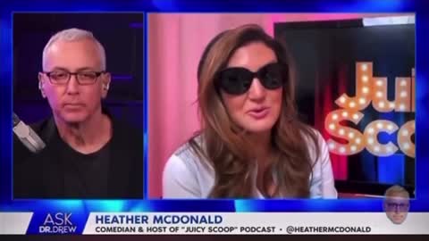Heather McDonald, booster-bragging comedian who fell on stage, discusses with Dr. Drew