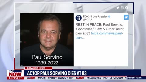 'Goodfellas' actor Paul Sorvino dead at 83 | LiveNOW from FOX