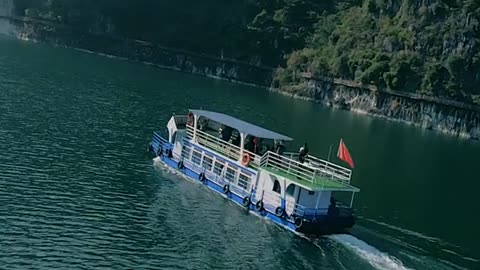 Wanfeng Lake in Xingyi, Guizhou, China