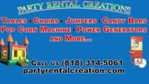 Party Rental Creation in Simi Valley, CA