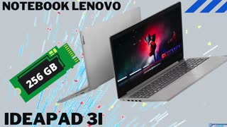 Destaques do Notebook Lenovo IdeaPad 3i 82BS000KBR