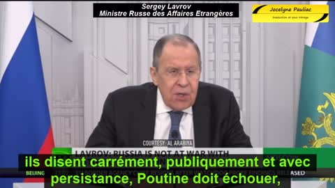 Sergey LAVROV - Ministre Russe Affaires étrangères - NATO