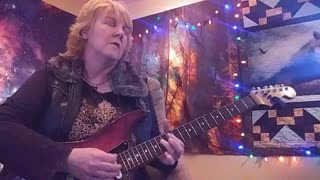 Sweet Child O Mine- Guns N Roses guitar solo- Cari Dell- female lead guitarist