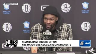 Kevin Durants calls out NYC Mayor Eric Adams saying he "wants some attention"