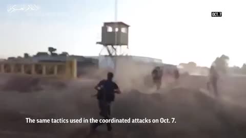 O Hamas praticou ao vivo, postando vídeo de ataque simulado semanas antes da violação da fronteira.