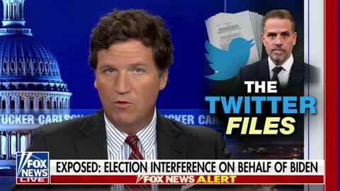 Tucker Carlson discusses Twitter’s suppression of the Hunter Biden laptop story.