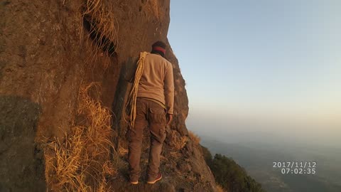 Trekking in the western Ghats of India