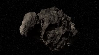 Pointless Asteroid on a Starfield