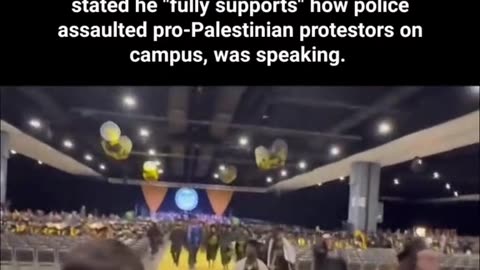STUDENTS WALKOUT AT VCU GRADUATION BEFORE GOVERNOR PIG SPEECH