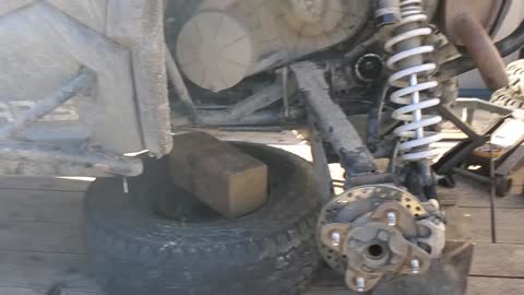 Inner axle removal: RZR S4 1000